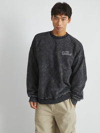 The Simpsons Kiwk-E-Mart Sweatshirt In Acid Wash Hoodies & Sweatshirts Skinnydip London