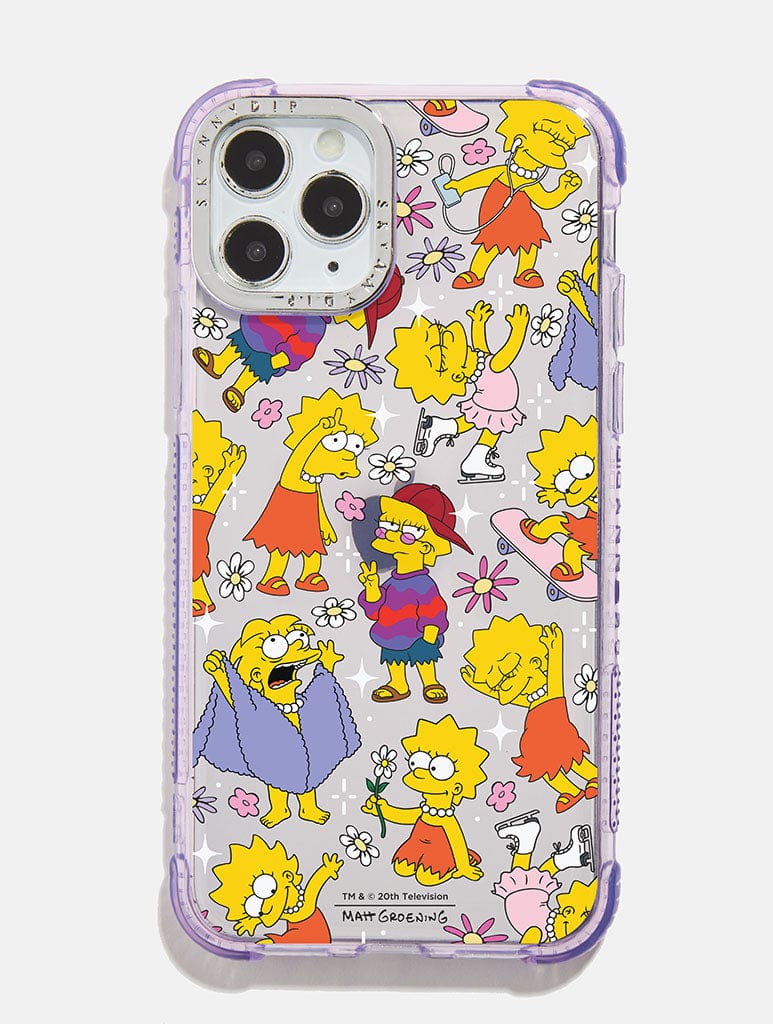 The Simpsons Lisa Lilac Shock iPhone Case Phone Cases Skinnydip London