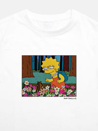 The Simpsons Lisa Nature Baby T-Shirt In White Tops & T-Shirts Skinnydip London