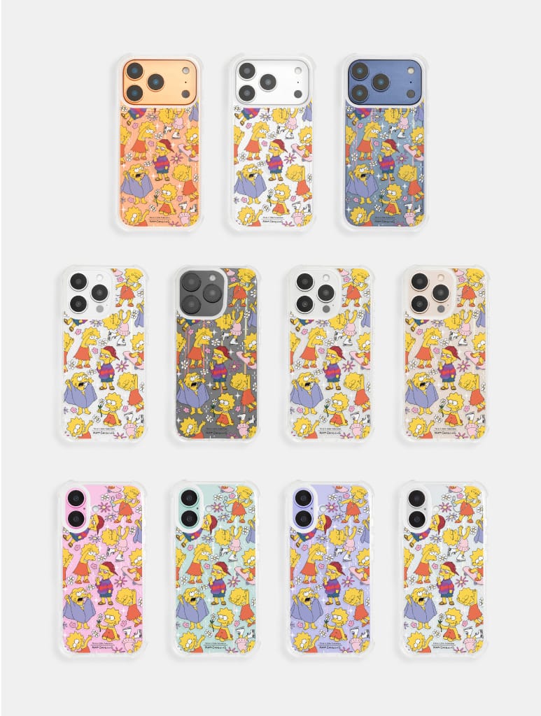 The Simpsons Lisa Shock iPhone Case Phone Cases Skinnydip London