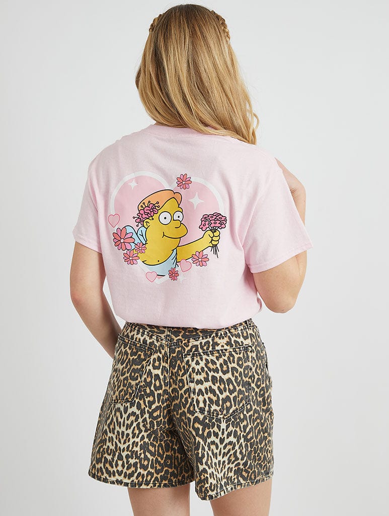 The Simpsons Martin T-Shirt In Pink Tops & T-Shirts Skinnydip London
