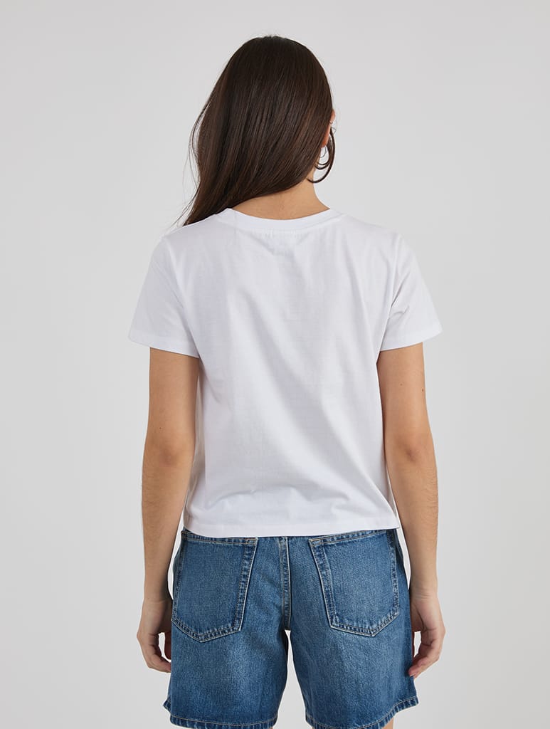 The Simpsons Mr Burns Baby T-Shirt In White Tops & T-Shirts Skinnydip London