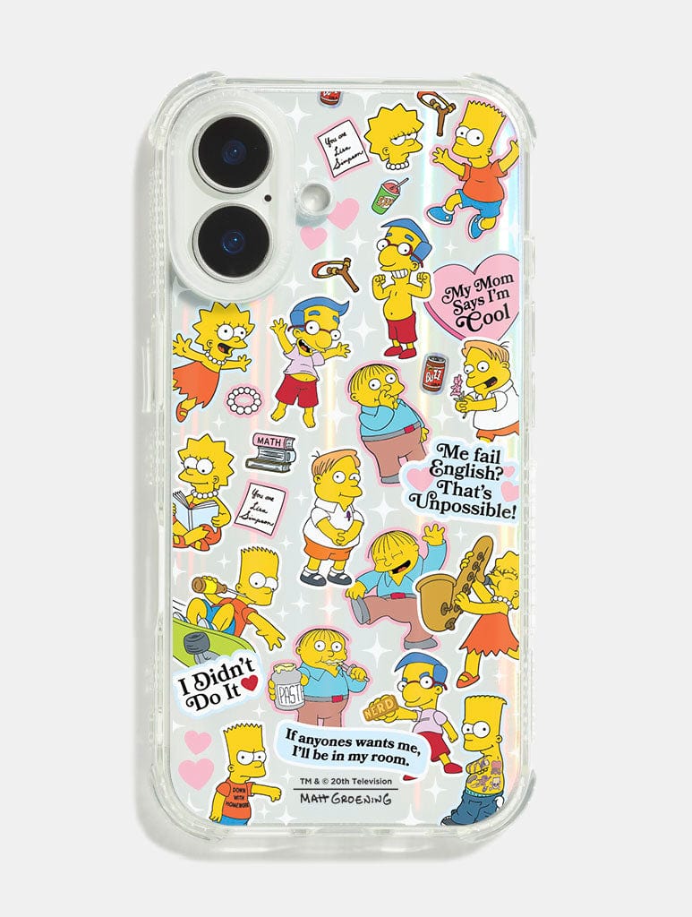 The Simpsons My Mom Says I'm Cool Shock iPhone Case Phone Cases Skinnydip London