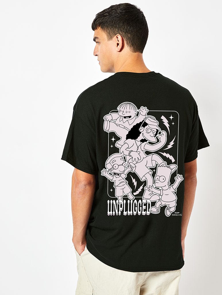 The Simpsons Otto Mann T-Shirt In Black Tops & T-Shirts Skinnydip London