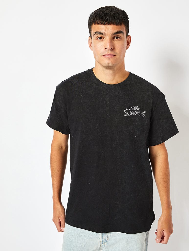 The Simpsons Ralph Flute T-Shirt in Acid Wash Tops & T-Shirts Skinnydip London