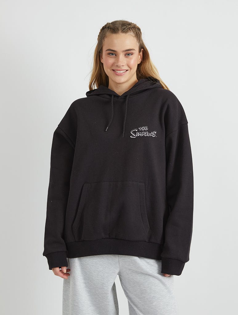 The Simpsons Ralph Wiggum Music Hoodie in Black Hoodies & Sweatshirts Skinnydip London