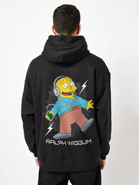 The Simpsons Ralph Wiggum Music Hoodie in Black Hoodies & Sweatshirts Skinnydip London