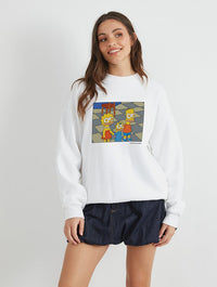 The Simpsons Smiley Egg Still Sweatshirt Hoodies & Sweatshirts Skinnydip London
