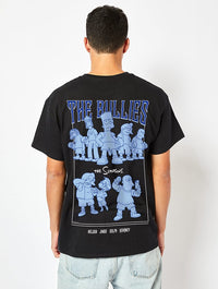 The Simpsons The Bullies T-Shirt in Black Tops & T-Shirts Skinnydip London