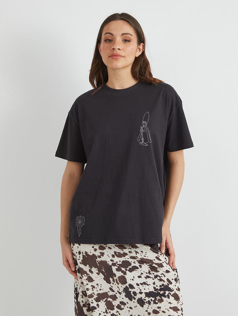 The Simpsons Witches T-Shirt In Black Tops & T-Shirts Skinnydip London