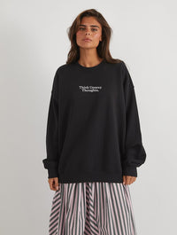 The Simpsons x Skinnydip Barney Sweatshirt In Black Hoodies & Sweatshirts Skinnydip London