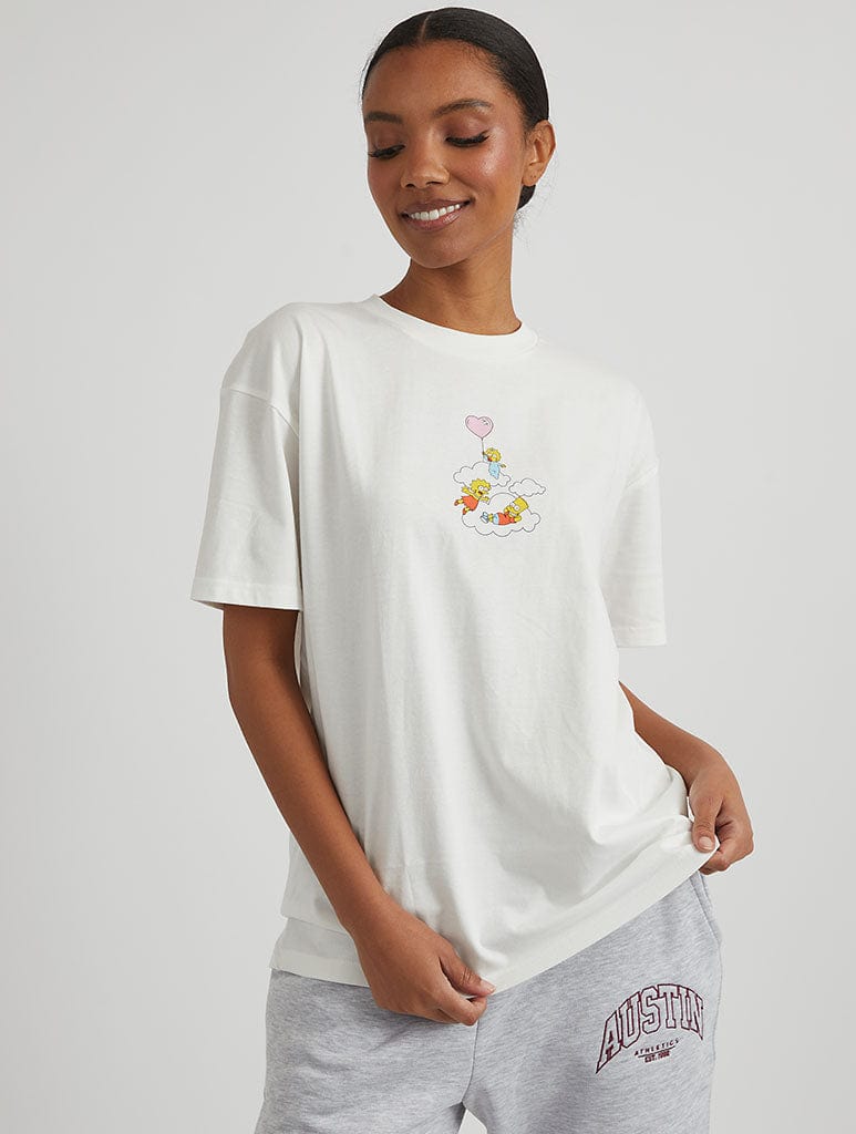 The Simpsons x Skinnydip Bart, Lisa & Maggie Rainbow T-Shirt Tops & T-Shirts Skinnydip London