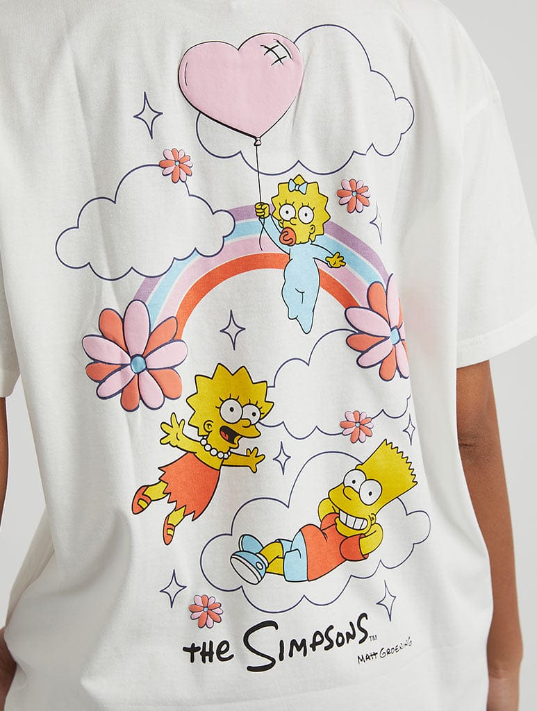 The Simpsons x Skinnydip Bart, Lisa & Maggie Rainbow T-Shirt Tops & T-Shirts Skinnydip London