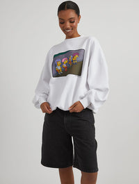 The Simpsons x Skinnydip Bart On The Road Sweatshirt Hoodies & Sweatshirts Skinnydip London