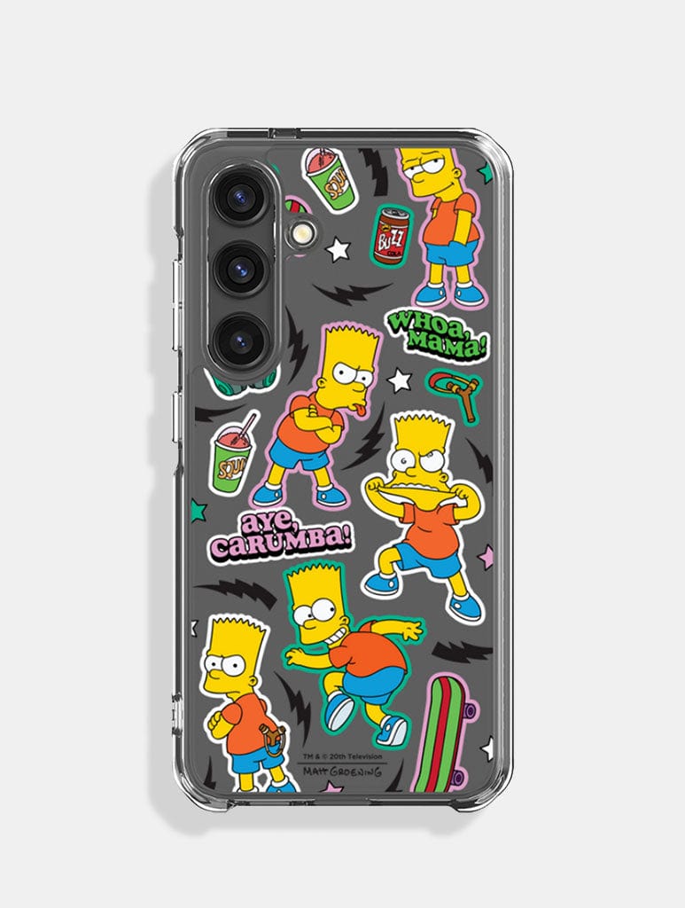 The Simpsons X Skinnydip Bart Simpson Sticker Android Case Phone Case Skinnydip London