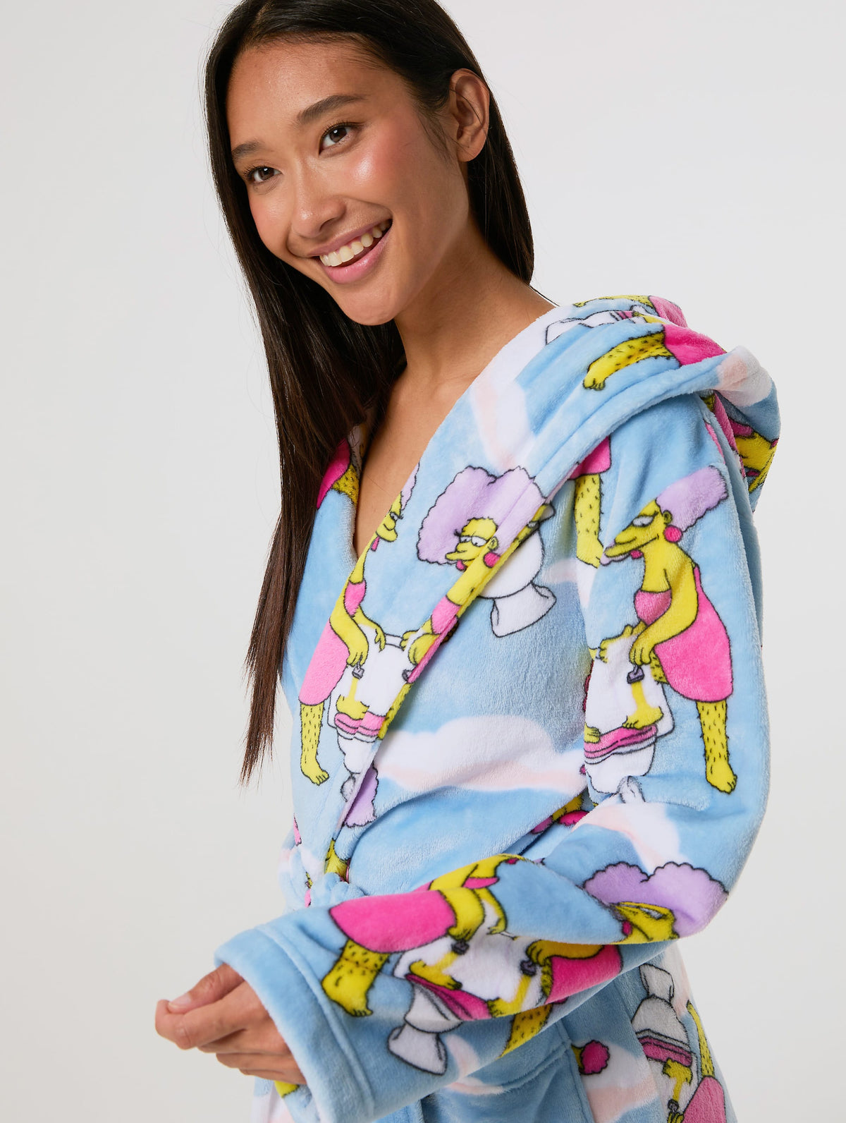 The Simpsons x Skinnydip Cloud Dressing Gown Lingerie & Nightwear Skinnydip London