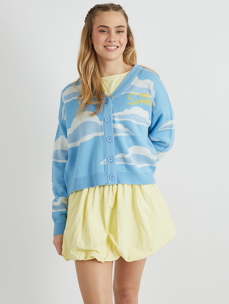 The Simpsons x Skinnydip Cloud Knitted Cardigan Jumpers & Cardigans Skinnydip London