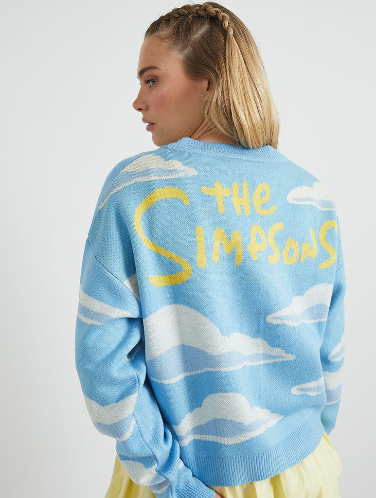 The Simpsons x Skinnydip Cloud Knitted Cardigan Jumpers & Cardigans Skinnydip London