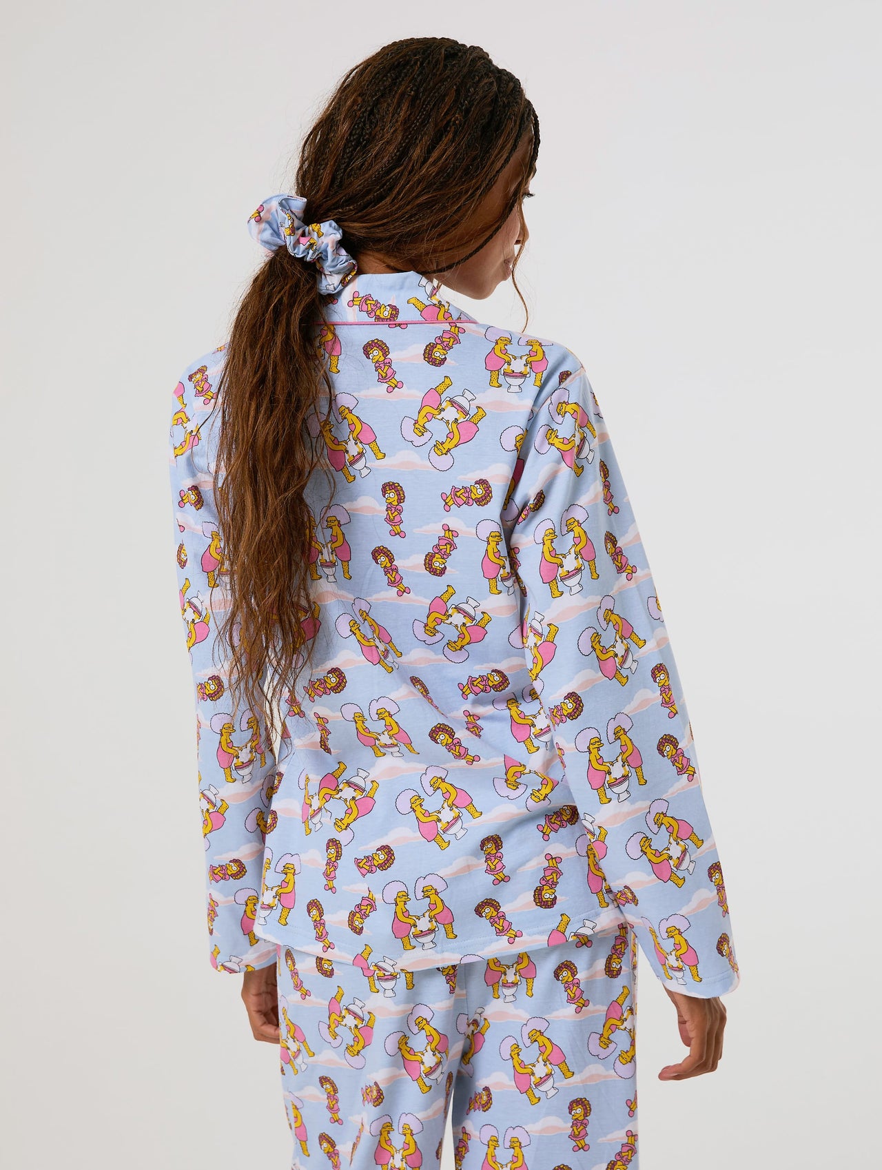 The Simpsons x Skinnydip Cloud Pyjama Set with Scrunchie Lingerie & Nightwear Skinnydip London