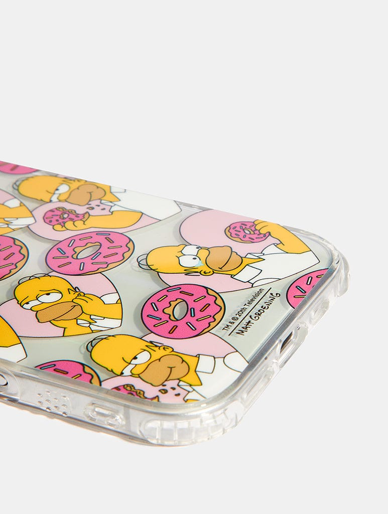 The Simpsons x Skinnydip Donut Lover Shock iPhone Case Phone Cases Skinnydip London
