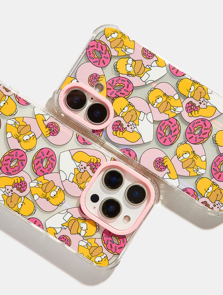The Simpsons x Skinnydip Donut Lover Shock iPhone Case Phone Cases Skinnydip London