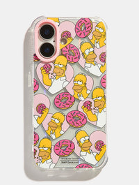 The Simpsons x Skinnydip Donut Lover Shock iPhone Case Phone Cases Skinnydip London