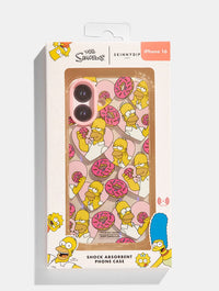 The Simpsons x Skinnydip Donut Lover Shock iPhone Case Phone Cases Skinnydip London