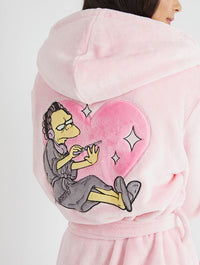 The Simpsons x Skinnydip Dressing Gown in Pink Lingerie & Nightwear Skinnydip London