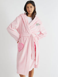 The Simpsons x Skinnydip Dressing Gown in Pink Lingerie & Nightwear Skinnydip London