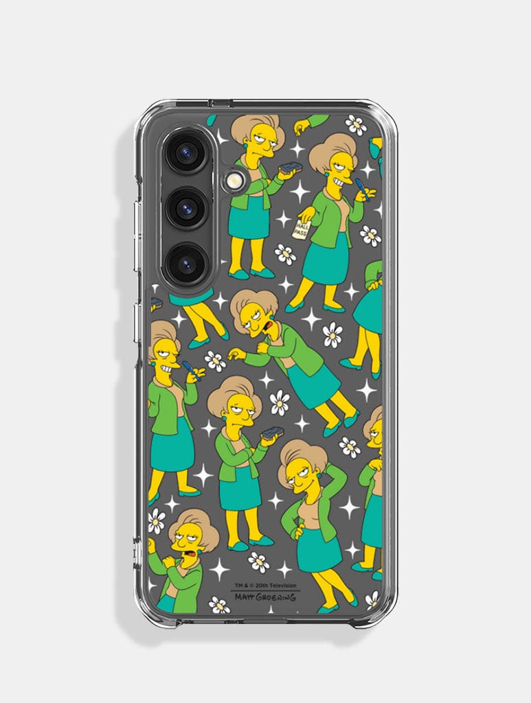 The Simpsons X Skinnydip Edna Krabappel Android Case Phone Case Skinnydip London