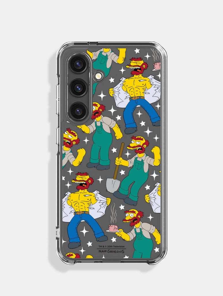 The Simpsons X Skinnydip Groundskeeper Willie Android Case Skinnydip London