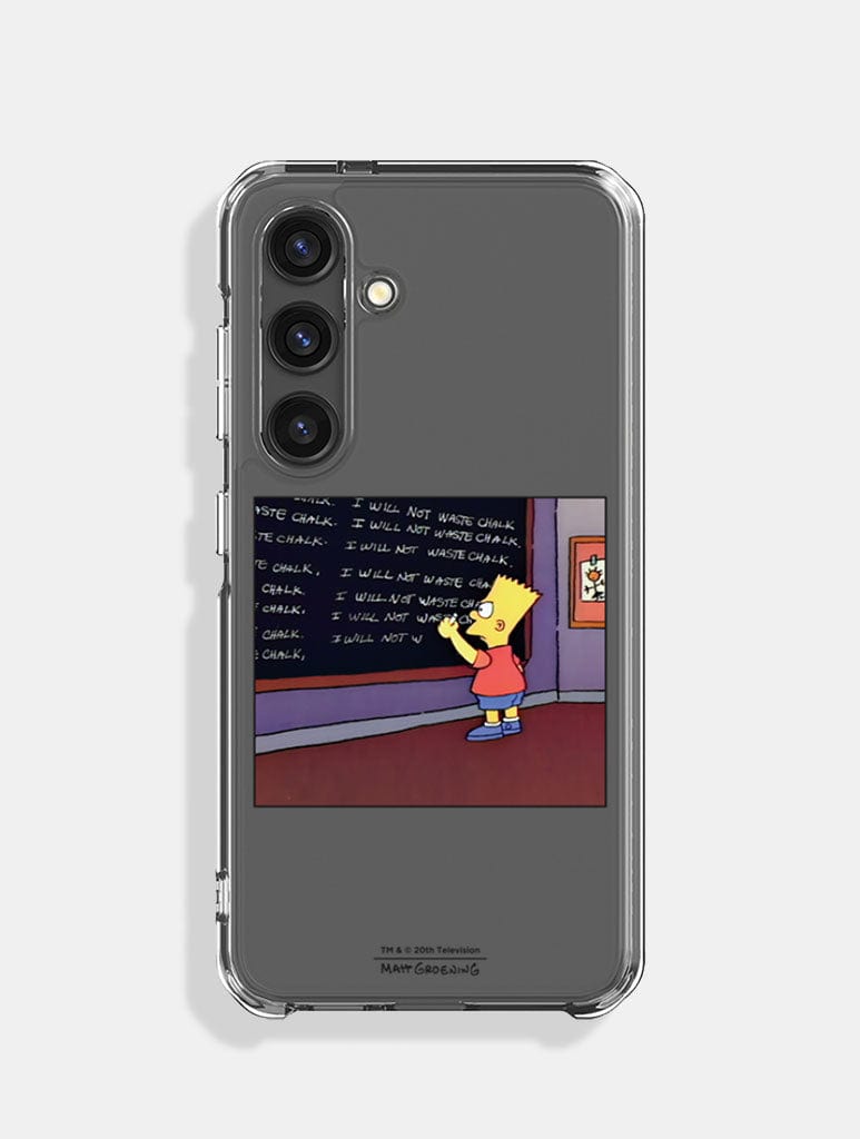 The Simpsons X Skinnydip I Will Not Waste Chalk Android Case Skinnydip London