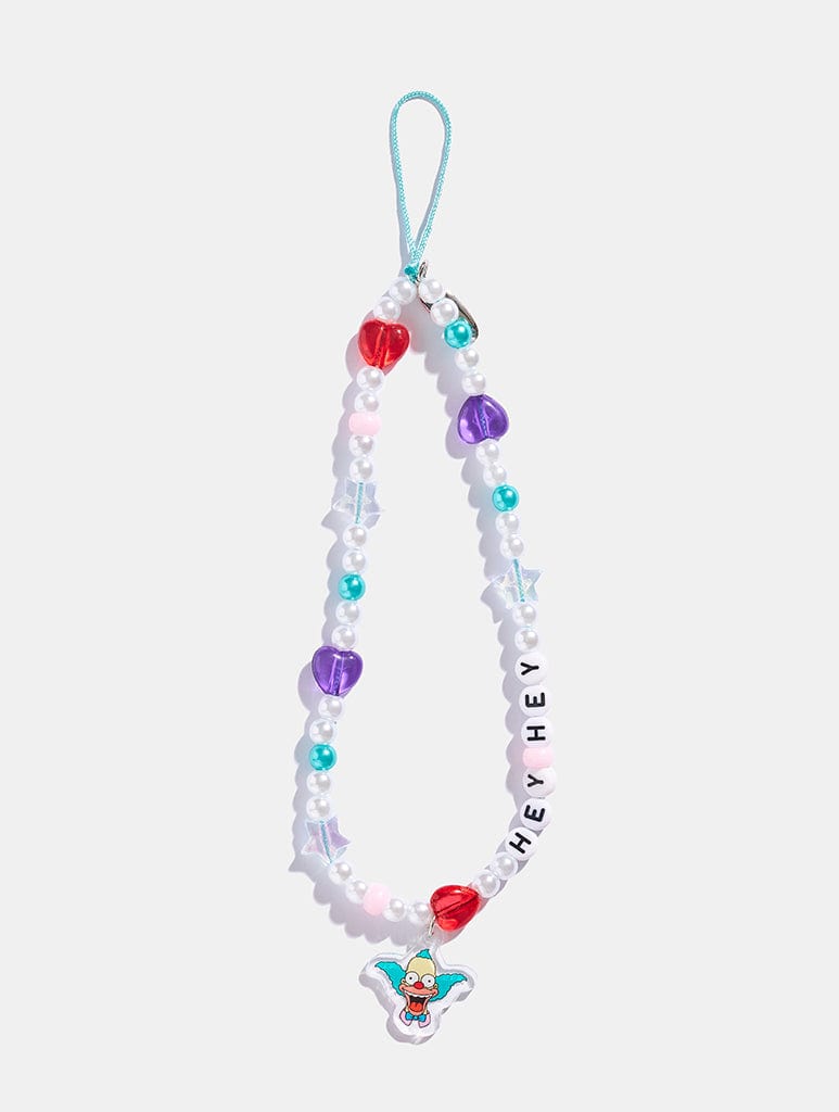 The Simpsons x Skinnydip Krusty Beaded Strap Phone Grips Skinnydip London