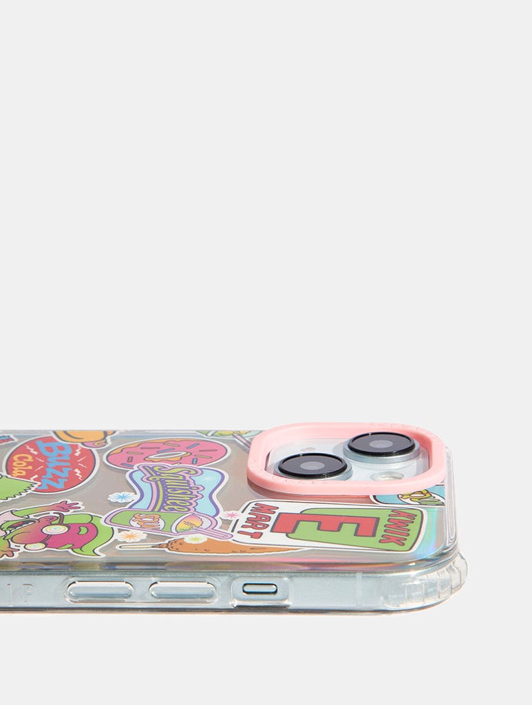 The Simpsons x Skinnydip Kwik-E-Mart Sticker Shock iPhone Case Phone Cases Skinnydip London