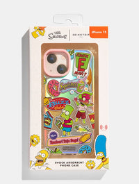 The Simpsons x Skinnydip Kwik-E-Mart Sticker Shock iPhone Case Phone Cases Skinnydip London
