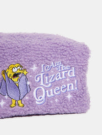 The Simpsons x Skinnydip Lizard Queen Makeup Bag Makeup Bags & Washbags Skinnydip London