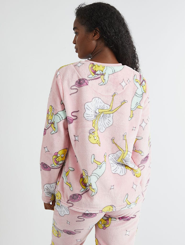 The Simpsons x Skinnydip Mr Burns Fleece Pyjama Set Lingerie & Nightwear Skinnydip London