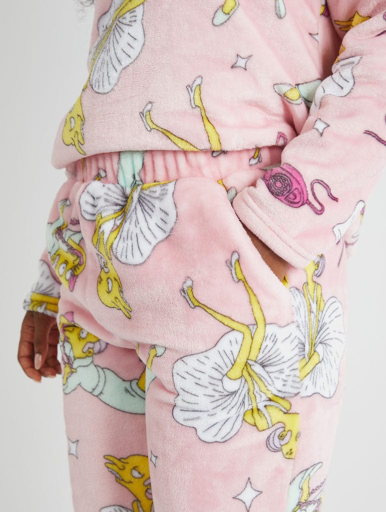 The Simpsons x Skinnydip Mr Burns Fleece Pyjama Set Lingerie & Nightwear Skinnydip London