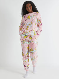 The Simpsons x Skinnydip Mr Burns Fleece Pyjama Set Lingerie & Nightwear Skinnydip London