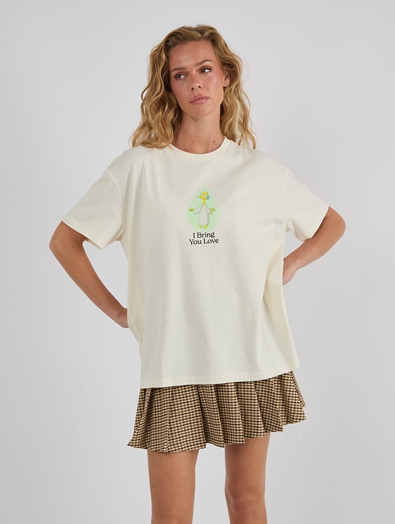 The Simpsons x Skinnydip Mr Burns T-Shirt In White Tops & T-Shirts Skinnydip London