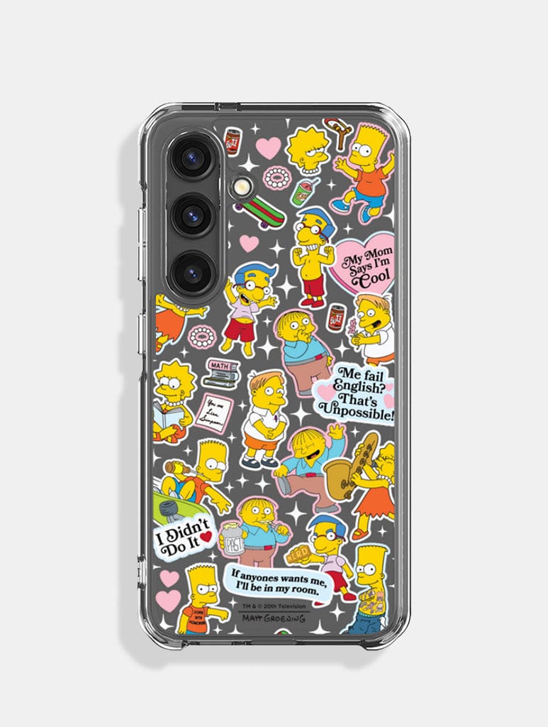 The Simpsons X Skinnydip My Mom Says Im Cool Sticker Android Case Skinnydip London