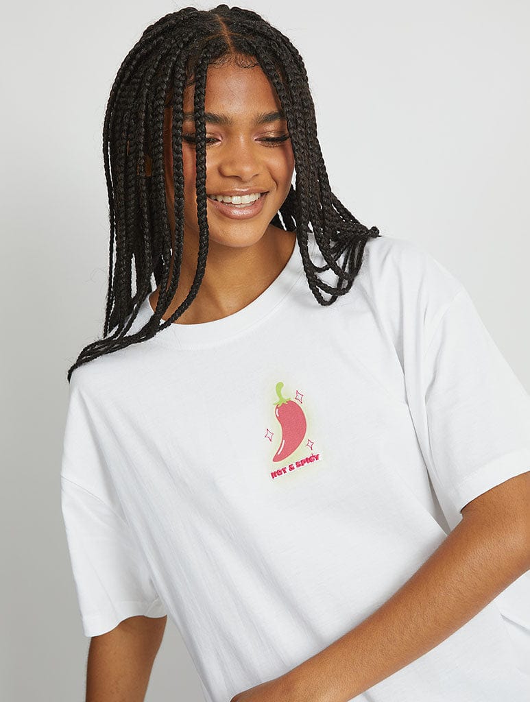 The Simpsons x Skinnydip Springfield Chilli T-Shirt Tops & T-Shirts Skinnydip London