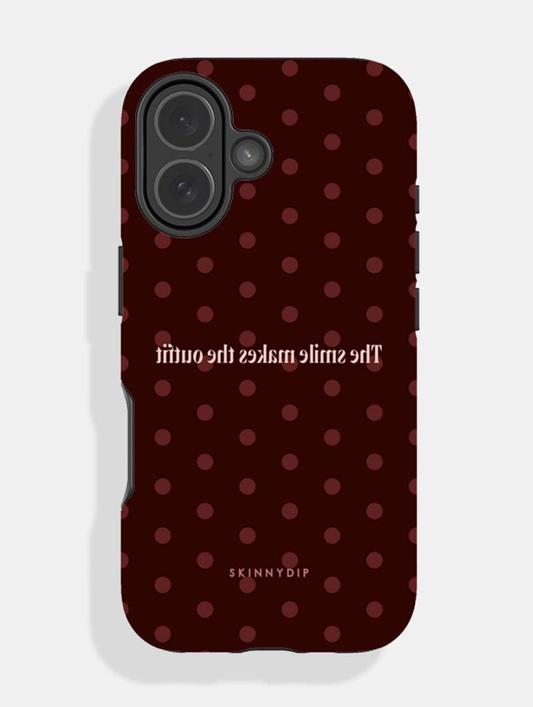 The Smile Makes the Outfit Ultra Protective iPhone Case Phone Cases Skinnydip London