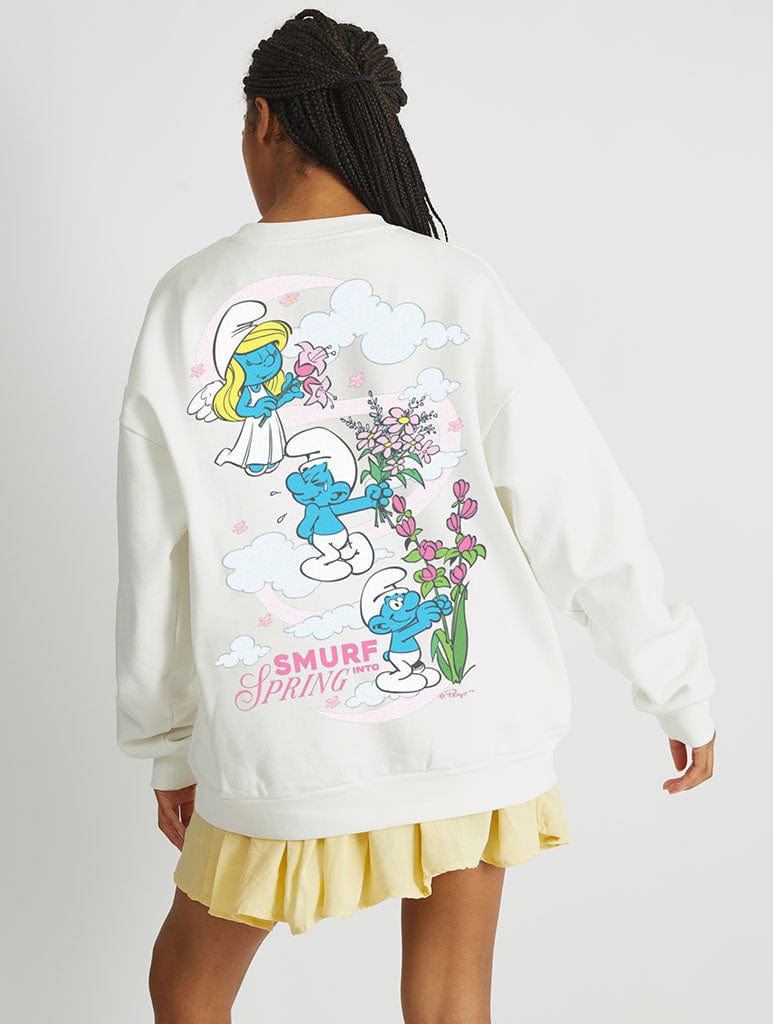 The Smurfs Into Spring Sweatshirt Tops & T-Shirts Skinnydip London