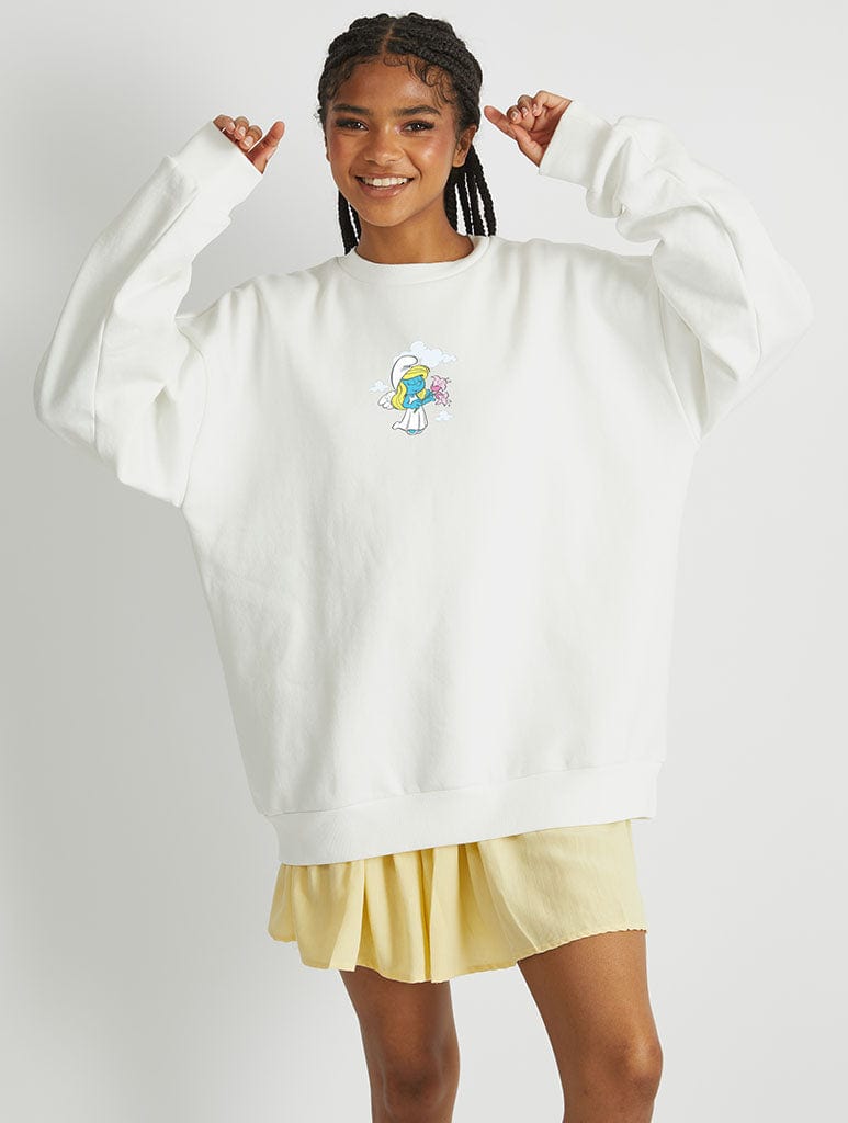 The Smurfs Into Spring Sweatshirt Tops & T-Shirts Skinnydip London