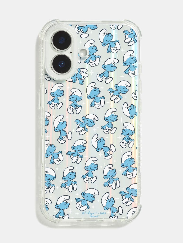 The Smurfs Repeat Shock iPhone Case Phone Cases Skinnydip London