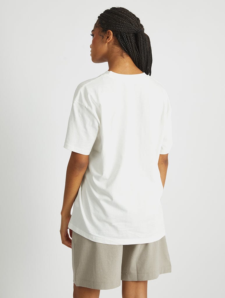 The Very Hungry Caterpillar Garden T-Shirt In White Tops & T-Shirts Skinnydip London