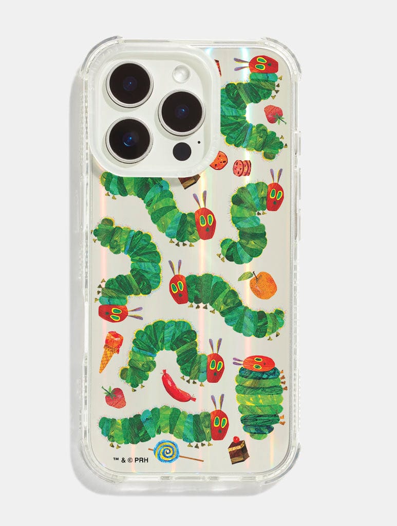 The Very Hungry Caterpillar Party Foods Holo Shock iPhone Case Phone Cases Skinnydip London