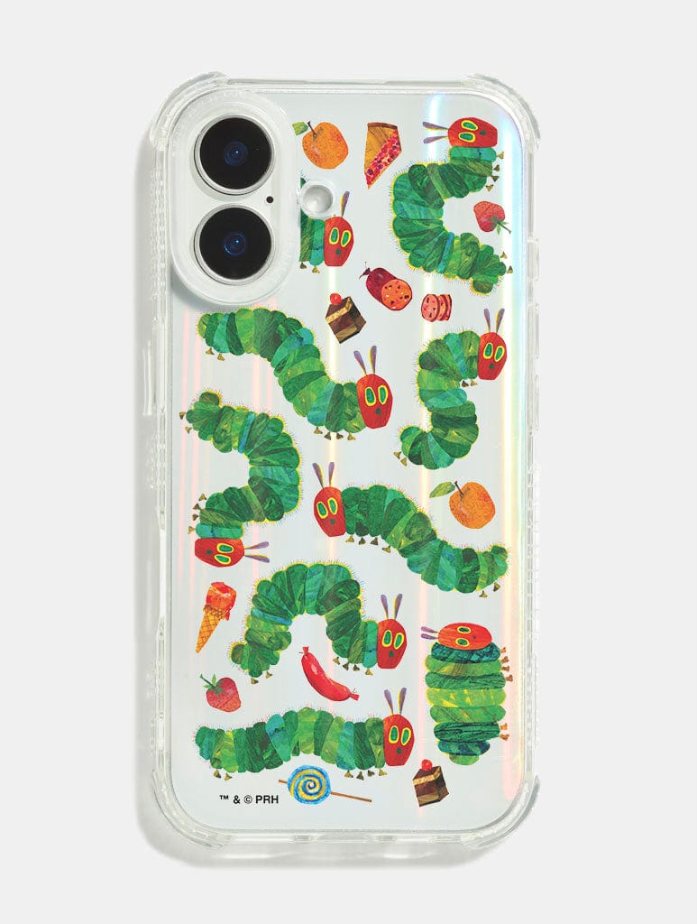 The Very Hungry Caterpillar Party Foods Holo Shock iPhone Case Phone Cases Skinnydip London