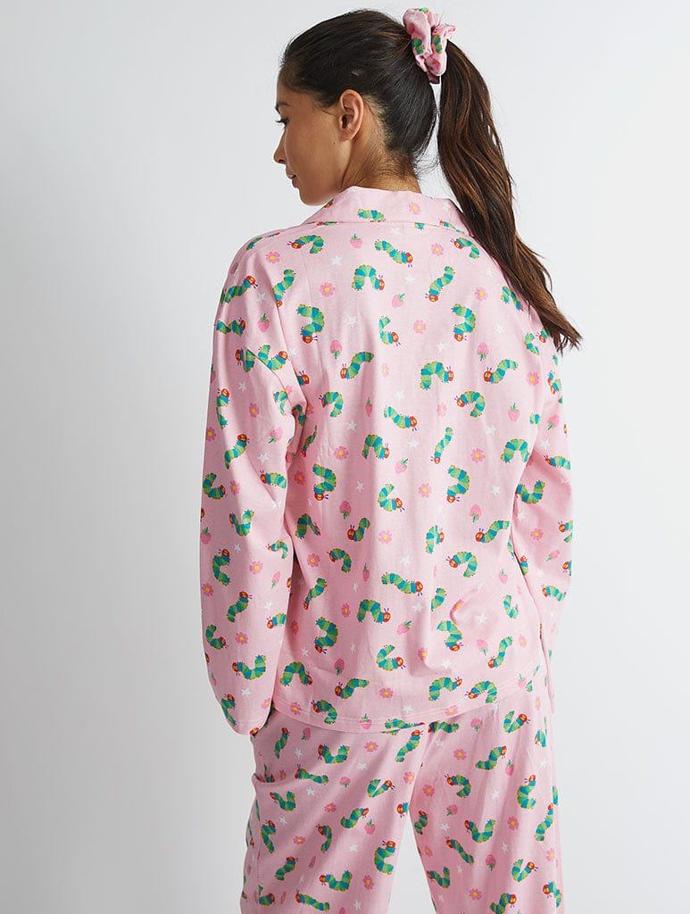 The Very Hungry Caterpillar x Skinnydip Pyjama Set in Pink Lingerie & Nightwear Skinnydip London